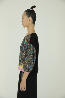 Dancing Fish Parade Jersey Tops 詳細画像