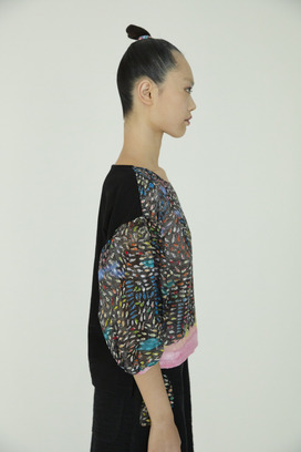 Dancing Fish Parade Jersey Tops 詳細画像