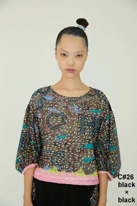 Dancing Fish Parade Jersey Tops 詳細画像