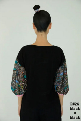 Dancing Fish Parade Jersey Tops 詳細画像