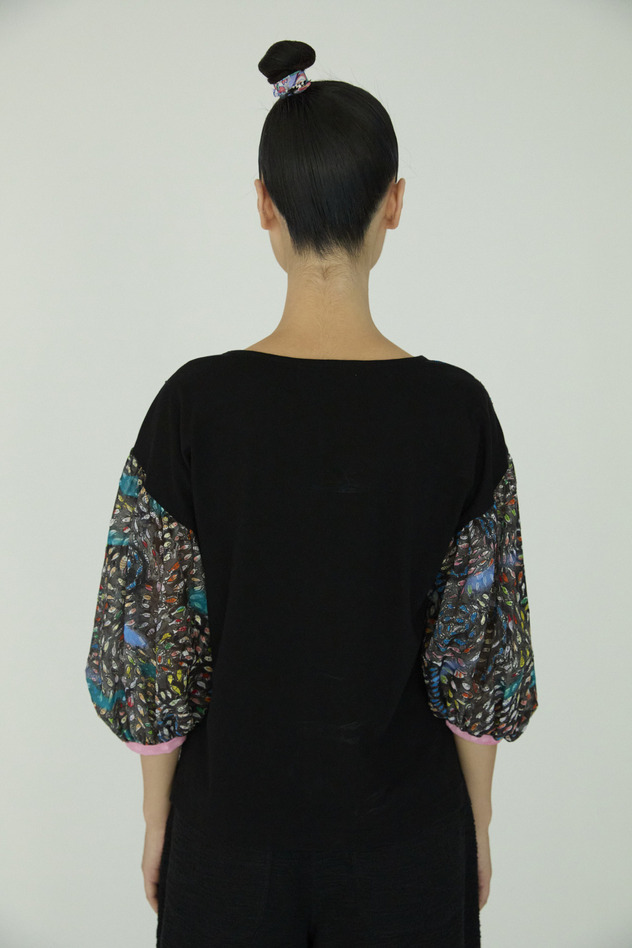 Dancing Fish Parade Jersey Tops 詳細画像 blue&times;blue 3