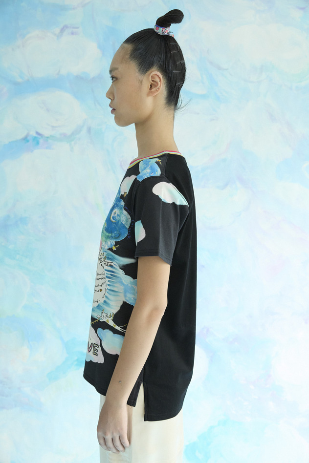 Cat's Chair T T-shirt 詳細画像 off white 2