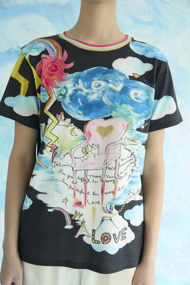 Cat's Chair T T-shirt 詳細画像 off white 5