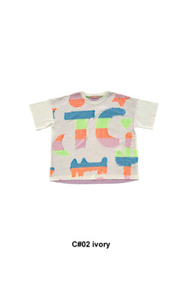 TC Colorful Cat JQ T-shirt 詳細画像