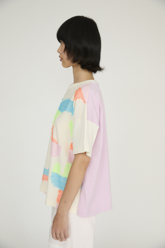 TC Colorful Cat JQ T-shirt 詳細画像 off white 2