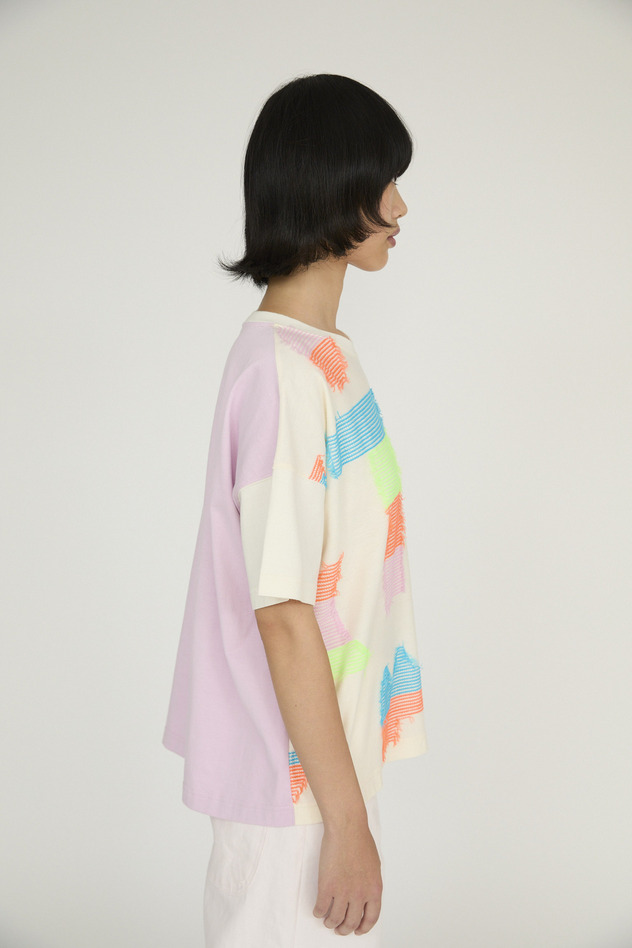 TC Colorful Cat JQ T-shirt 詳細画像 off white 4