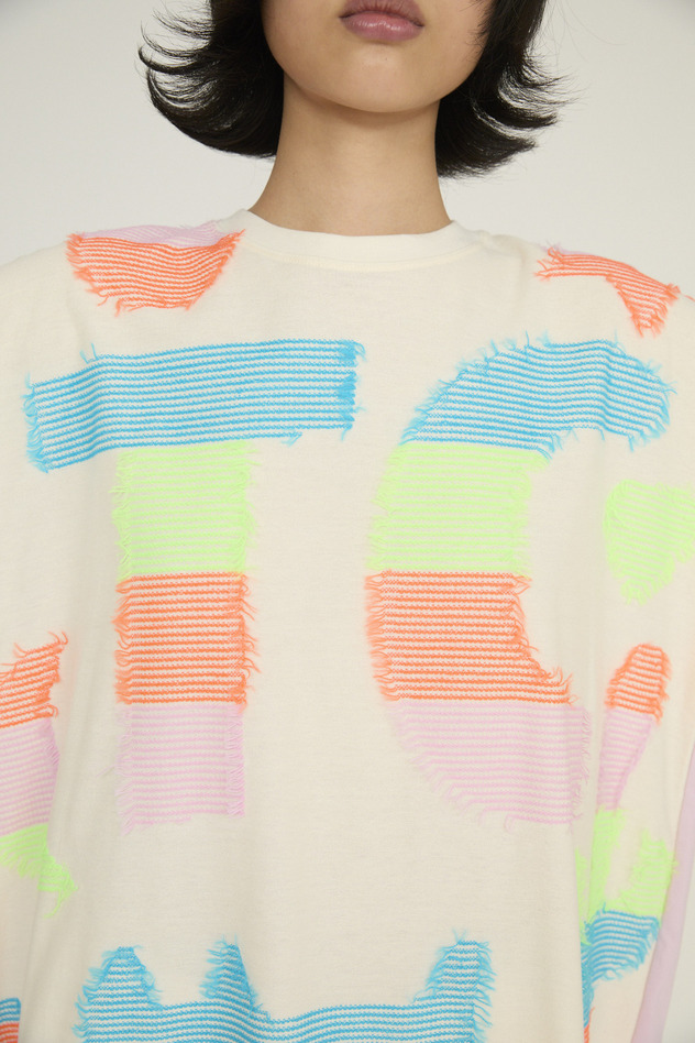TC Colorful Cat JQ T-shirt 詳細画像 off white 6