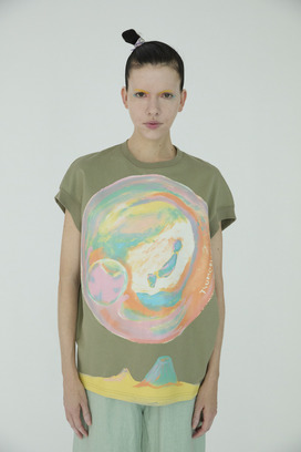 Earth Print T-shirts 詳細画像