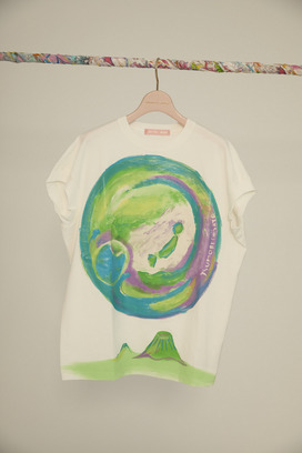 Earth Print T-shirts 詳細画像