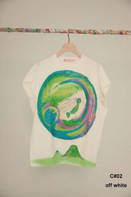 Earth Print T-shirts 詳細画像