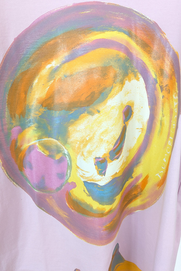 Earth Print T-shirt 詳細画像 off white 10