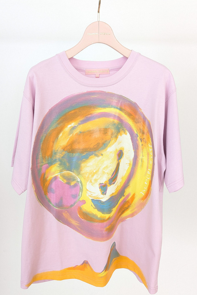 Earth Print T-shirt 詳細画像 off white 9