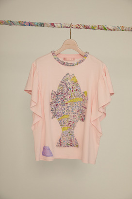 Dancing Fish Parade Jersey T-shirt 詳細画像