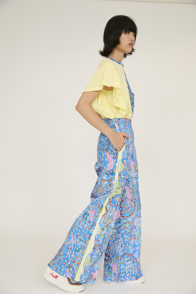 Dancing Fish Parade Jersey T-shirt 詳細画像 blue&times;yellow 12