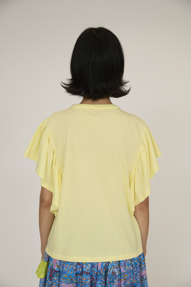 Dancing Fish Parade Jersey T-shirt 詳細画像 blue&times;yellow 3