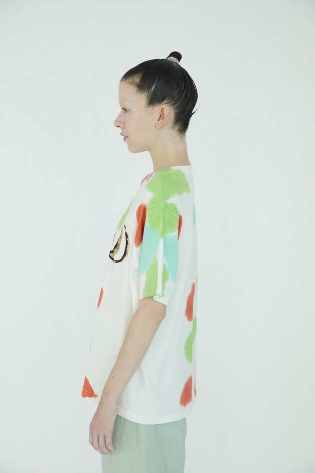 ぐるぐるほしつき T-shirt 詳細画像 green multi 3