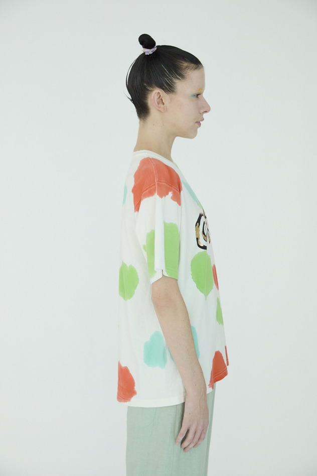 ぐるぐるほしつき T-shirt 詳細画像 green multi 5