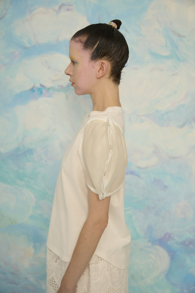 Circle Sleeve T T-shirt 詳細画像 off white 3