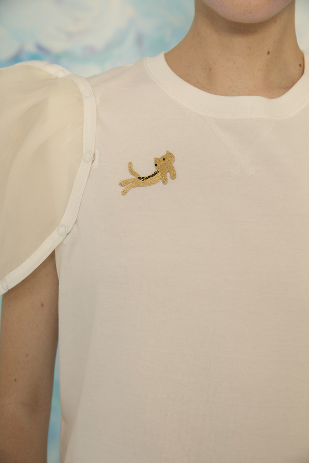 Circle Sleeve T T-shirt 詳細画像 off white 6