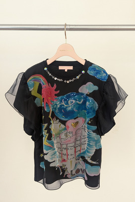 Cat's Chair Organdy T-shirt 詳細画像
