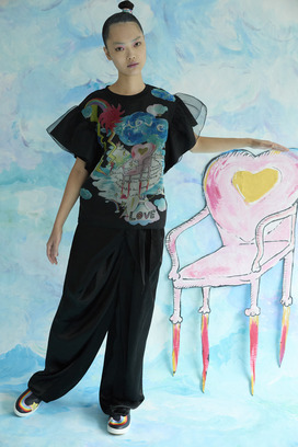 Cat's Chair Organdy T-shirt 詳細画像