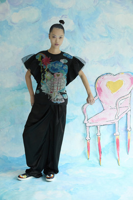 Cat's Chair Organdy T-shirt 詳細画像