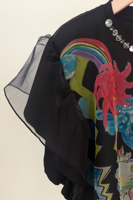 Cat's Chair Organdy T-shirt 詳細画像