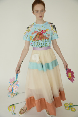 Love Flowers T T-shirt 詳細画像