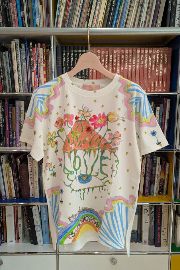 Love Flowers T T-shirt 詳細画像 off white 13
