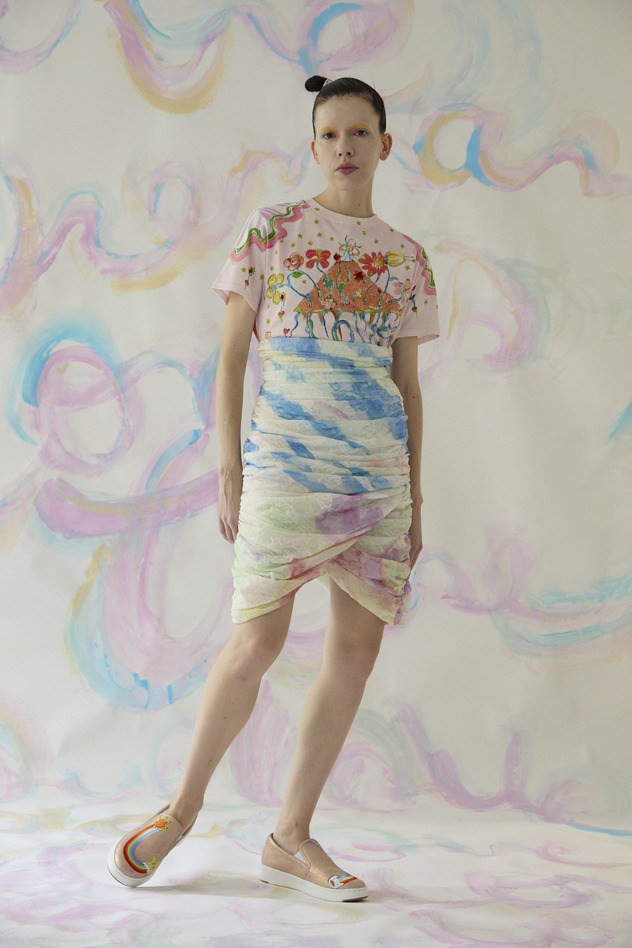 Love Flowers T T-shirt 詳細画像 off white 19