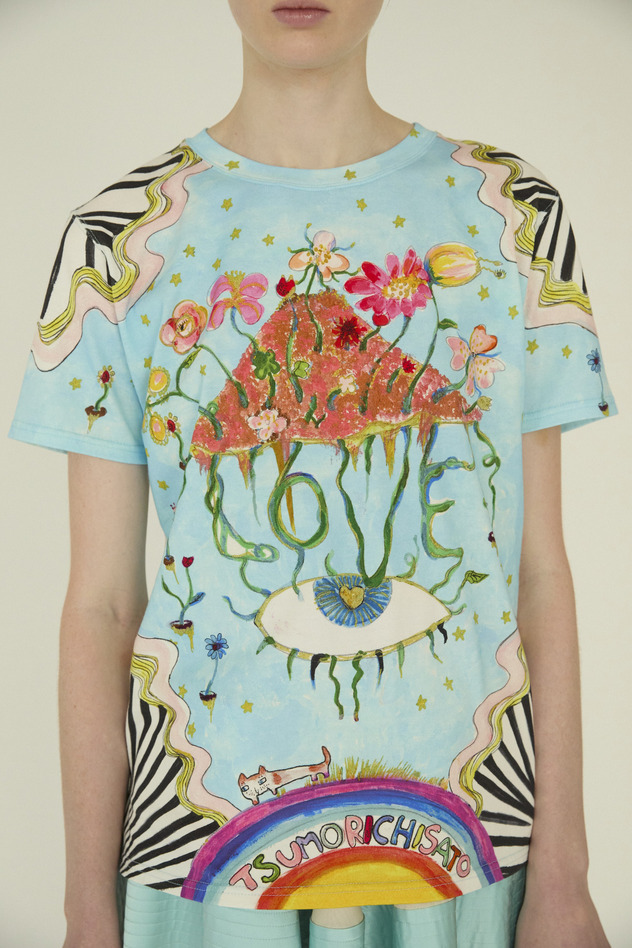 Love Flowers T T-shirt 詳細画像 off white 2