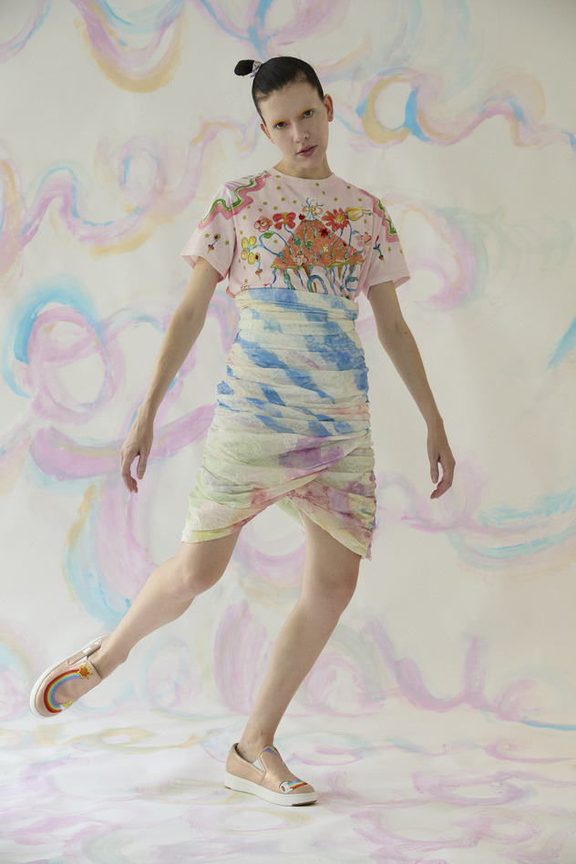 Love Flowers T T-shirt 詳細画像 off white 20