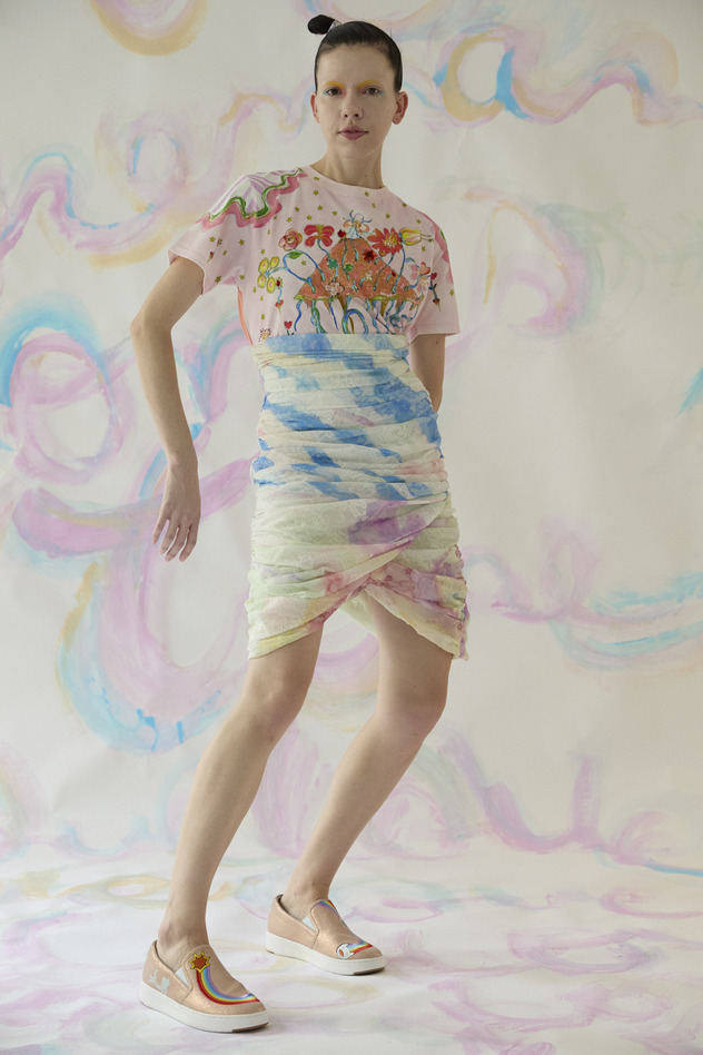 Love Flowers T T-shirt 詳細画像 off white 21