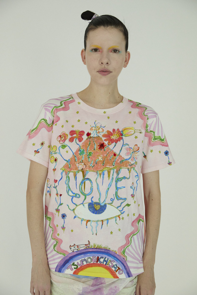 Love Flowers T T-shirt 詳細画像 off white 6