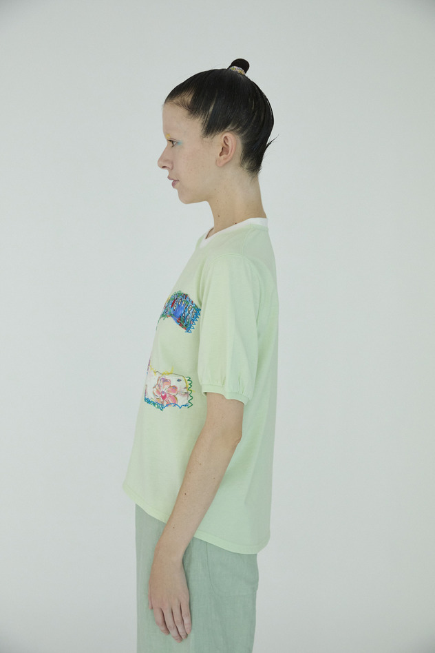 TC Patchwork T-shirt 詳細画像 mint 3