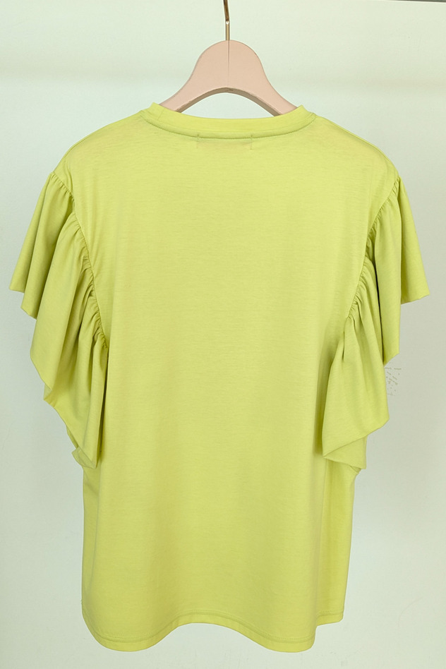 Daisy Print Jersey T-shirt 詳細画像 yellow 10