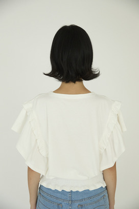 Angel Cat Jersey T-shirt 詳細画像