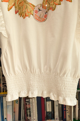 Angel Cat Jersey T-shirt 詳細画像