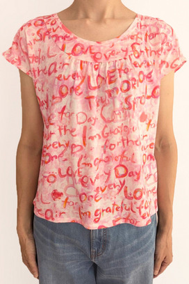 Message Jersey Tops 詳細画像