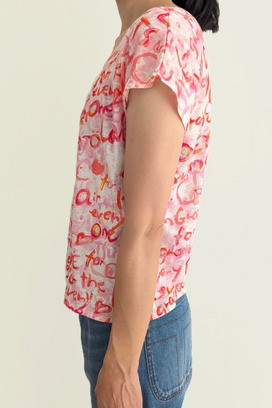 Message Jersey Tops 詳細画像