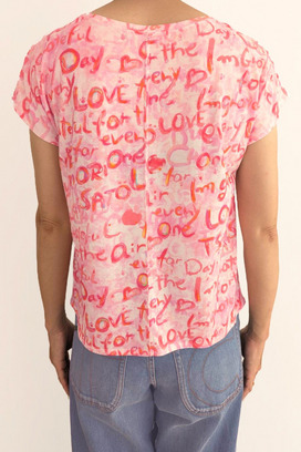 Message Jersey Tops 詳細画像