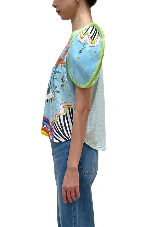 Love Flowers T T-shirt 詳細画像 light blue 3
