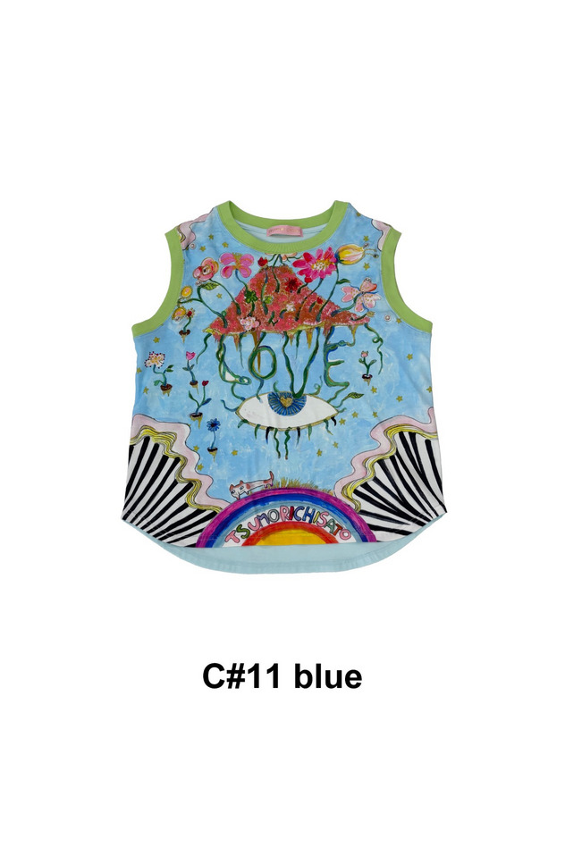 Love Flowers T T-shirt 詳細画像 light blue 2