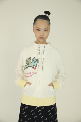 Flying Angel Cat Urake Hoodie 詳細画像