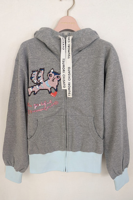 Flying Angel Cat Urake Hoodie 詳細画像