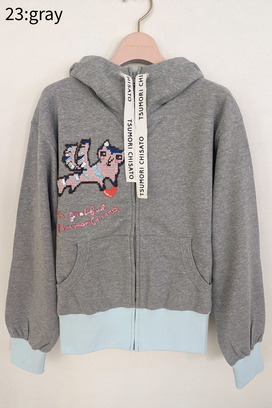 Flying Angel Cat Urake Hoodie 詳細画像
