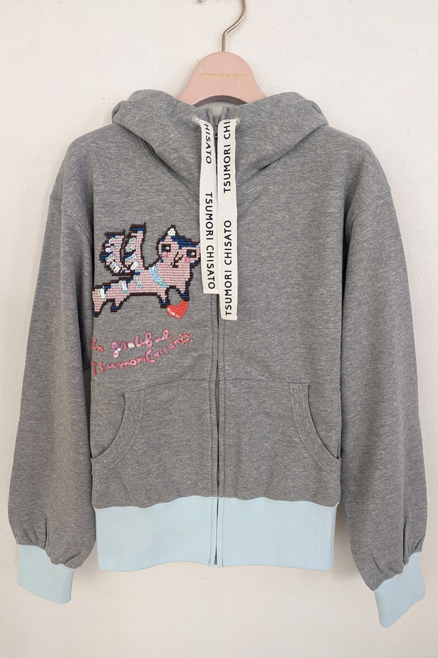Flying Angel Cat Urake Hoodie 詳細画像 off white 25