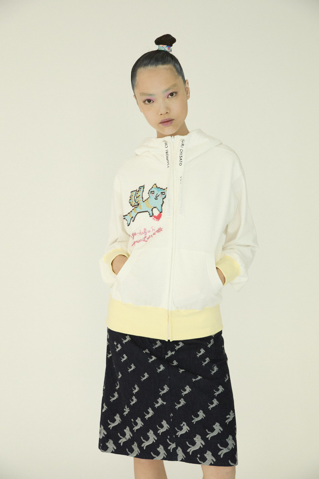 Flying Angel Cat Urake Hoodie 詳細画像 off white 27