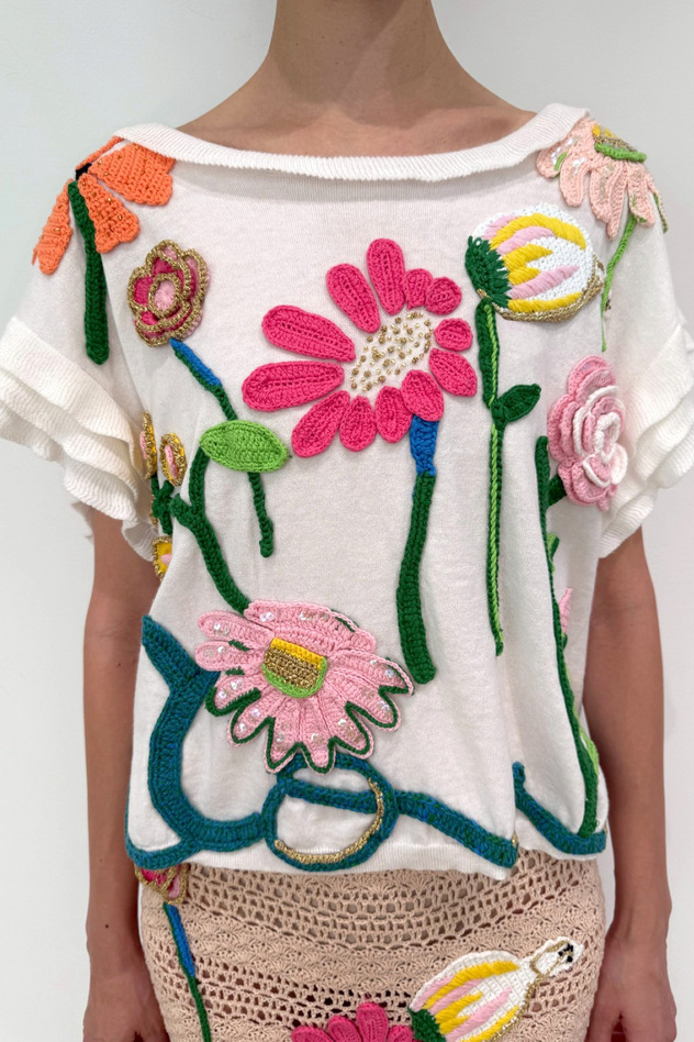 Garden Knit 詳細画像 off white 5