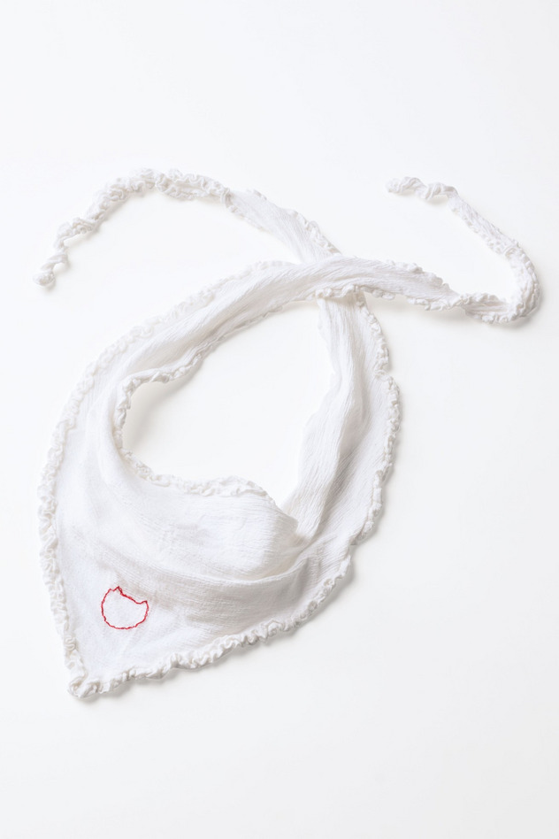 cr&ecirc;perie FRILL SCARF 詳細画像 white 1